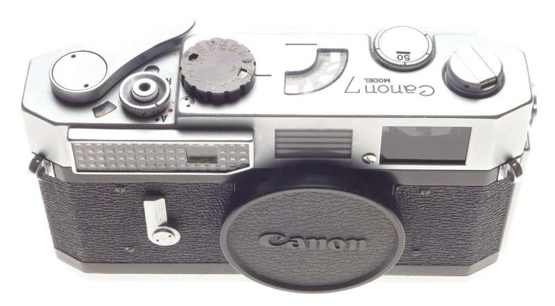 CANON Model 7 rangefinder chrome 35mm camera body only ready for 0.95/50mm lens
