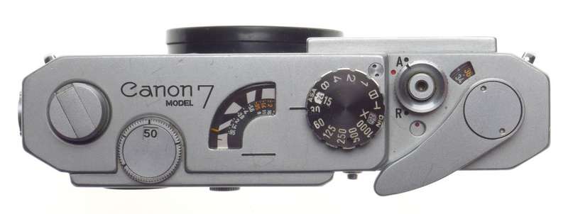 CANON Model 7 rangefinder chrome 35mm camera body only ready for 0.95/50mm lens