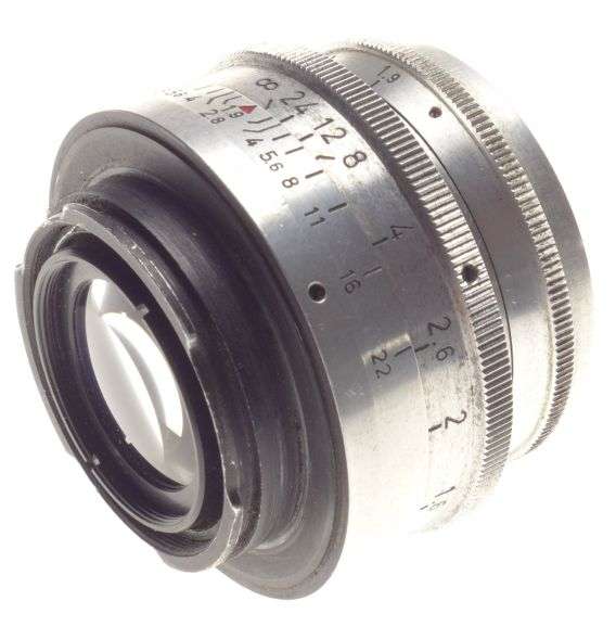 PRIMOPLAN 1:1.9/58mm red V Meyer-Optik Exakta mount chrome fast used lens f=58mm