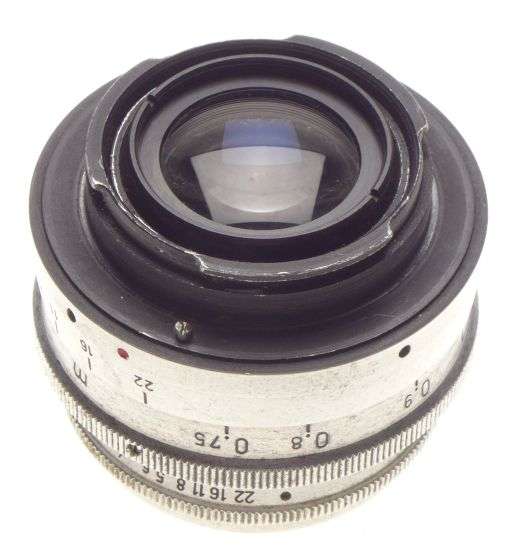 PRIMOPLAN 1:1.9/58mm red V Meyer-Optik Exakta mount chrome fast used lens f=58mm