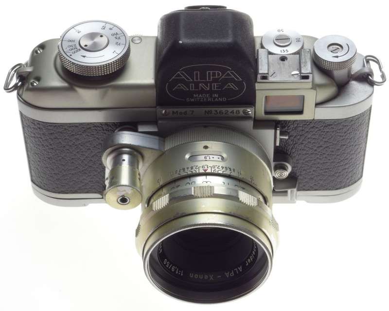 ALPA Mod 7 SLR vintage film camera Schneider prime XENON 1.9/50mm lens case rare
