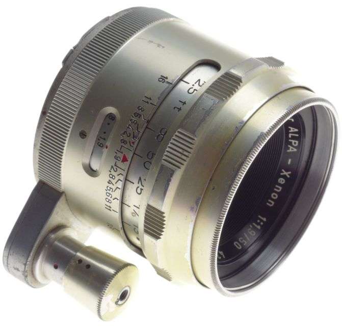 ALPA Mod 7 SLR vintage film camera Schneider prime XENON 1.9/50mm lens case rare