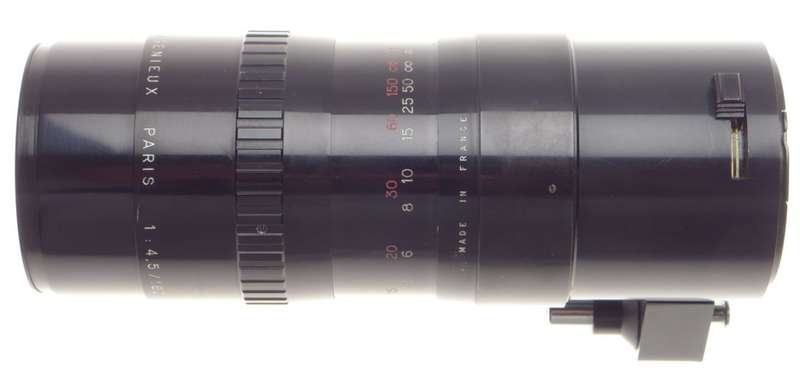 ALPA Angenieux Alitar 1:4.5/180 SLR prime camera lens f=180mm black rare clean