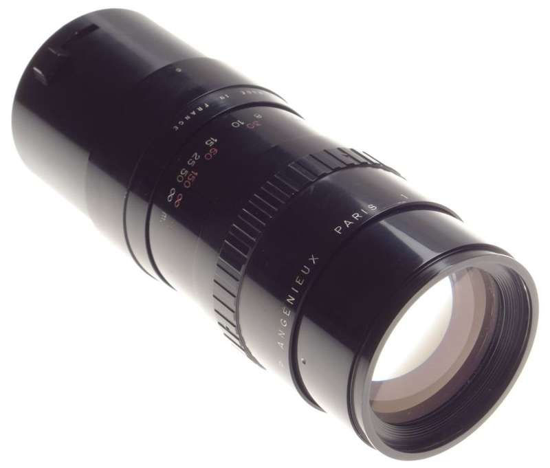 ALPA Angenieux Alitar 1:4.5/180 SLR prime camera lens f=180mm black rare clean