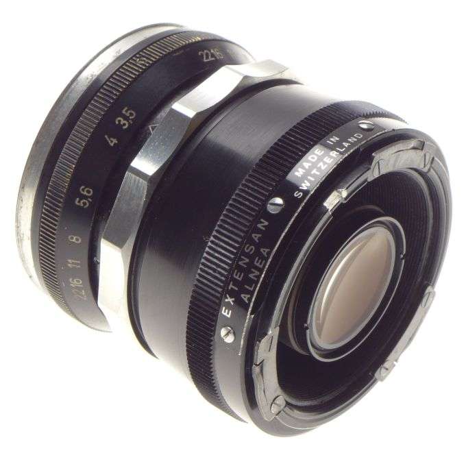 ALPA Schneider Tele-Xenar 1:3.5/90 prime SLR lens f=90mm cap ALNEA extensan tube