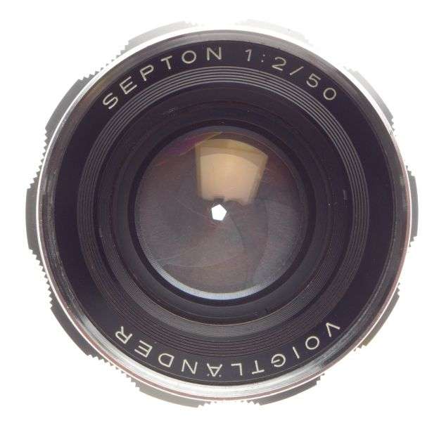 VOIGTLANDER Bessamatic 35mm SLR film camera SEPTON 2/50mm rare coated lens MINT