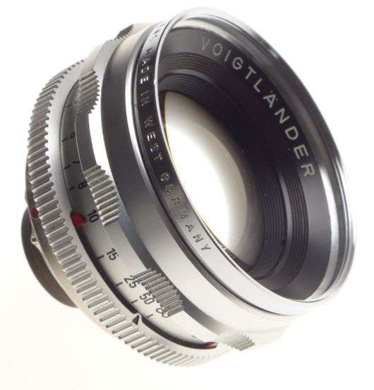 VOIGTLANDER Bessamatic 35mm SLR film camera SEPTON 2/50mm rare coated lens MINT