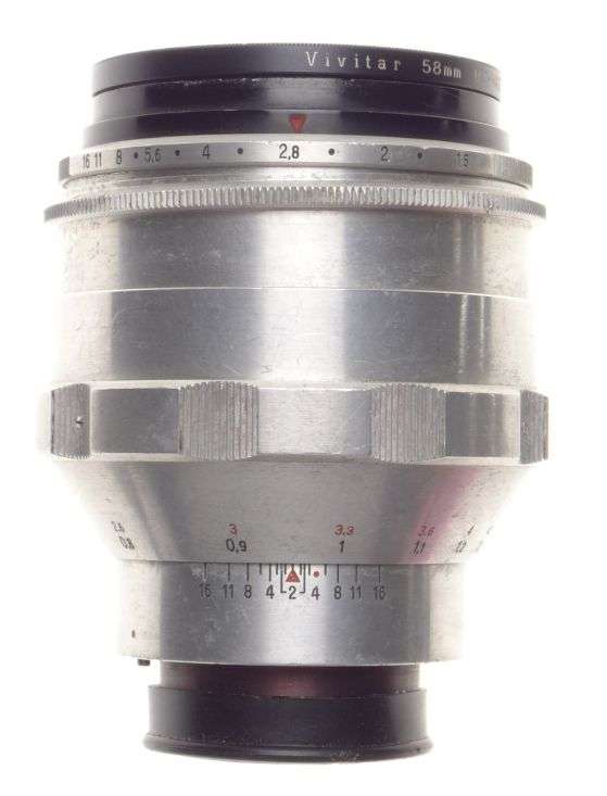 Carl Zeiss Jena BIOTAR 75 lens 1.5/75mm f/1.5 Exakta Mount used rare chrome cap