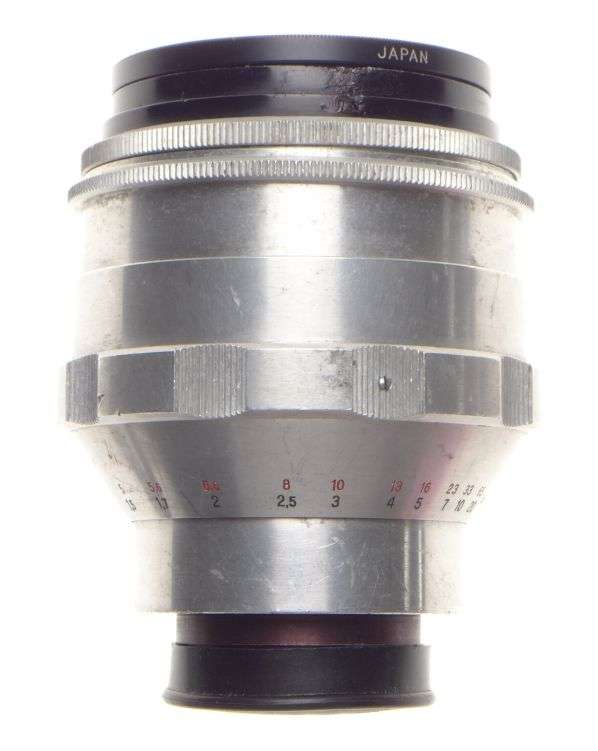 Carl Zeiss Jena BIOTAR 75 lens 1.5/75mm f/1.5 Exakta Mount used rare chrome cap