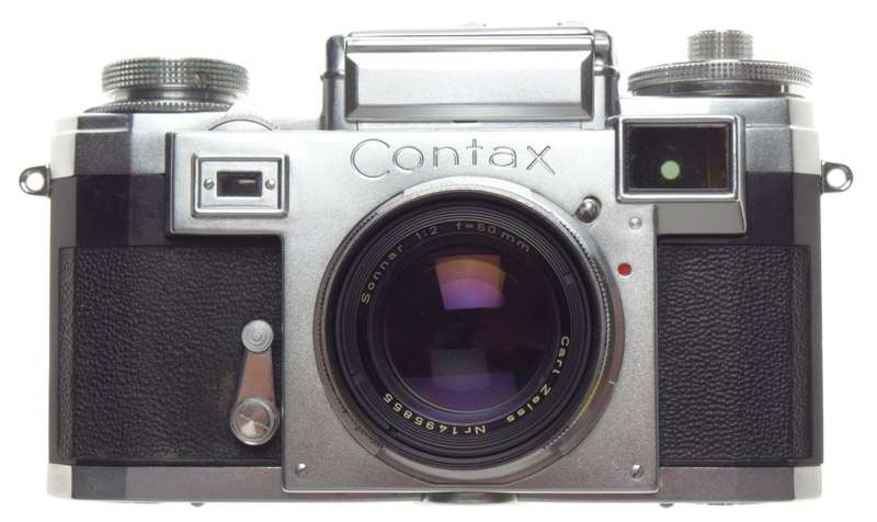 ZEISS IKON Contax IIIa rangefinder camera Sonnar 1:2/50 coated lens f=50mm cased