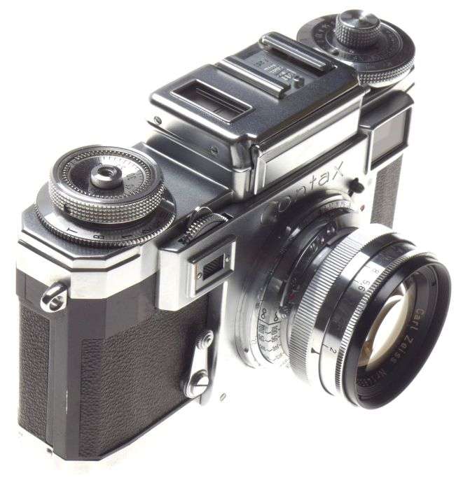 ZEISS IKON Contax IIIa rangefinder camera Sonnar 1:2/50 coated lens f=50mm cased