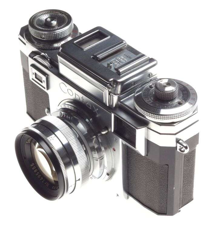 ZEISS IKON Contax IIIa rangefinder camera Sonnar 1:2/50 coated lens f=50mm cased