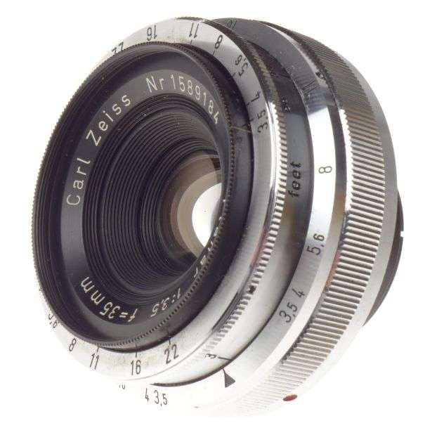 Zeiss Planar 1:3.5 f=35mm Contax rangefinder camera lens f=35mm viewfinder 432/5
