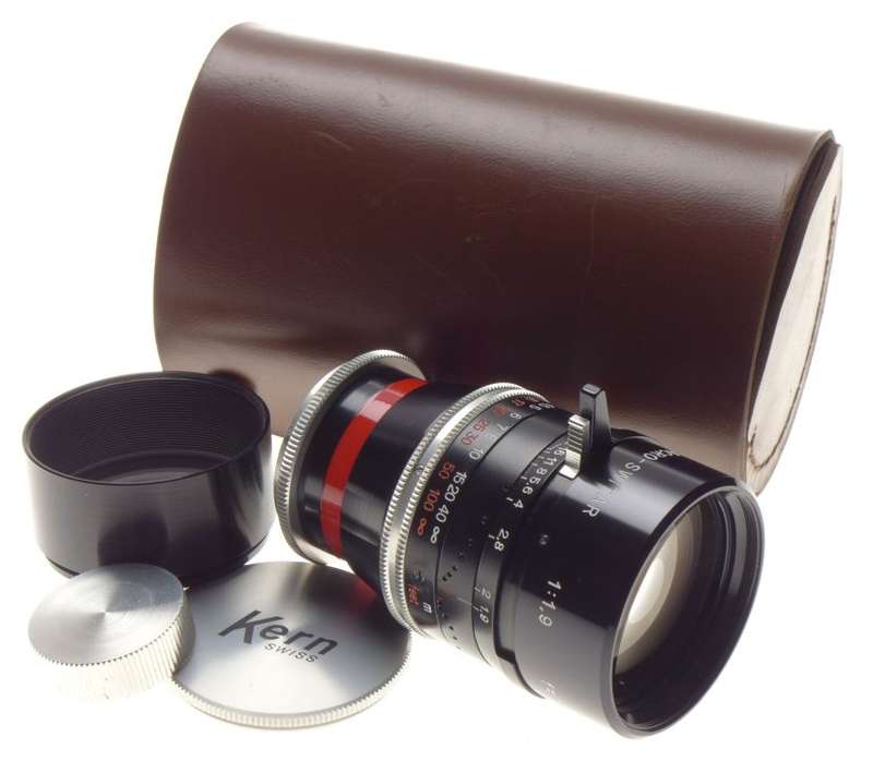PRISTINE BOLEX H16 RX MACRO-SWITAR Pre-set 1.9 f=75mm CAPS HOOD 1.9/75 MICRO 4/3