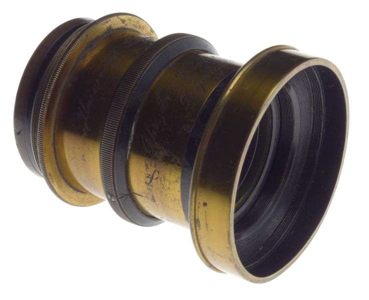 Universal Rapid Aplanat Chr.Fr.Winter Sohn Leipzig vintage brass lens Excellent