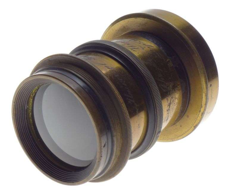 Universal Rapid Aplanat Chr.Fr.Winter Sohn Leipzig vintage brass lens Excellent