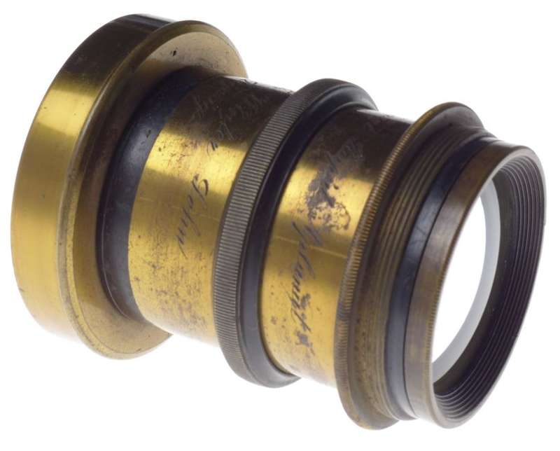 Universal Rapid Aplanat Chr.Fr.Winter Sohn Leipzig vintage brass lens Excellent