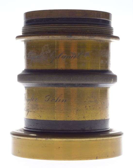 Universal Rapid Aplanat Chr.Fr.Winter Sohn Leipzig vintage brass lens Excellent
