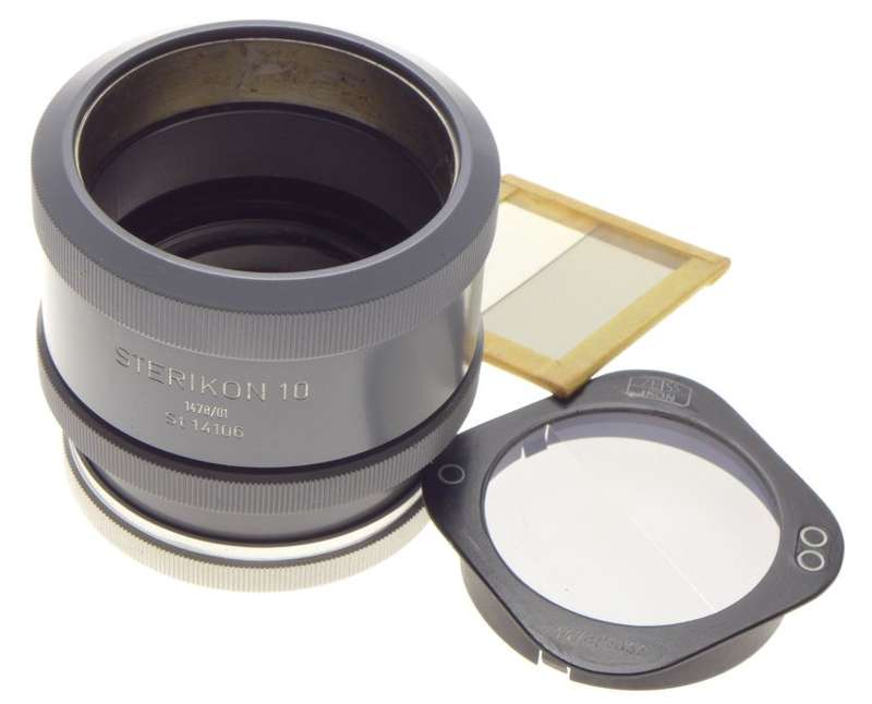 ZEISS IKON Sterikon 10 stereo projection lens st 14106 boxed MINT vintage lens