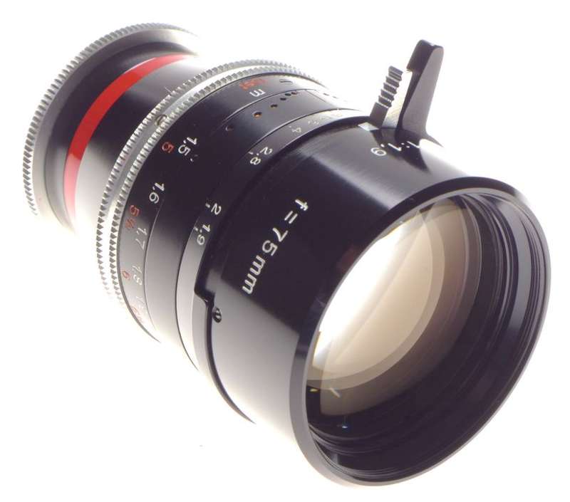 SUPERB BOLEX H16 RX MACRO-SWITAR Pre-set 1.9 f=75mm CAPS HOOD 1.9/75 MICRO 4/3