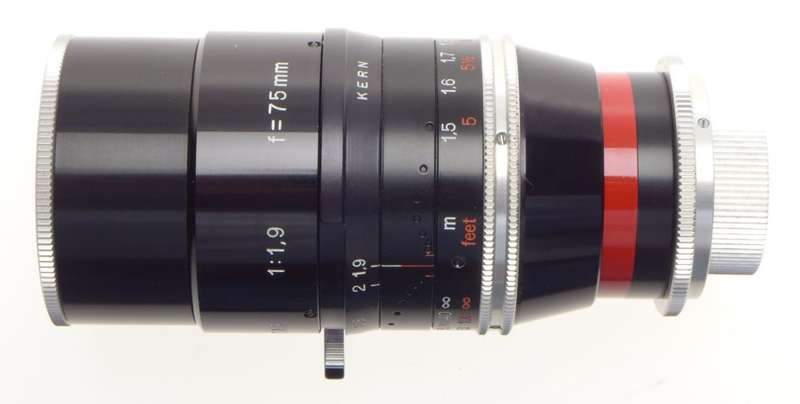SUPERB BOLEX H16 RX MACRO-SWITAR Pre-set 1.9 f=75mm CAPS HOOD 1.9/75 MICRO 4/3