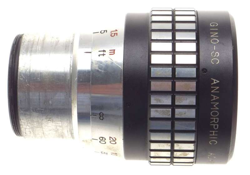 GINO-SC Anamorphic 16 adaptor lens used condition smooth focus projection lens