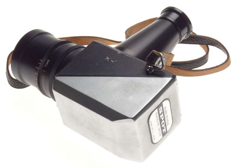 Original Asahi Pentax Spot Exposure Meter model 1 vintage rare black lens strap