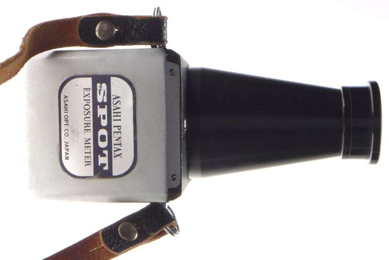 Original Asahi Pentax Spot Exposure Meter model 1 vintage rare black lens strap