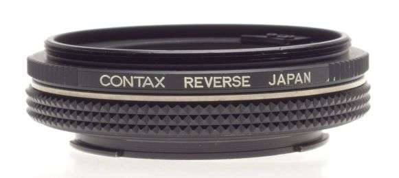 Zeiss Contax Reverse 7.5mm black ring lens adapter Mint condition for SLR camera
