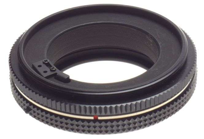 Zeiss Contax Reverse 7.5mm black ring lens adapter Mint condition for SLR camera