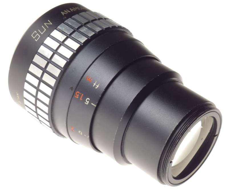 SUN Anamorphic adaptor 16 lens used optics black version smooth focus bargain