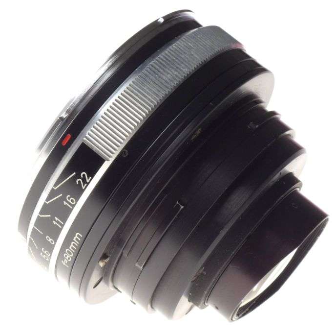 ROLLEI SL66 Zeiss Planar 1:2.8 f=80mm medium format coated chrome camera lens