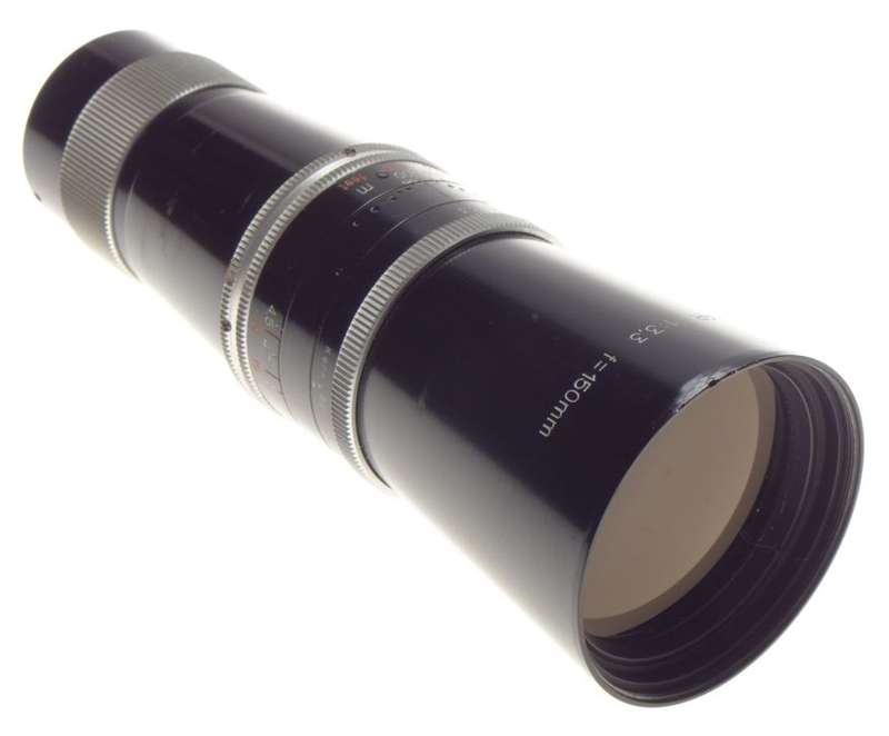 Macro-Yvar 1:3.3 f=150mm C-mount lens micro 4/3 black magic 3.3/150mm cap hood