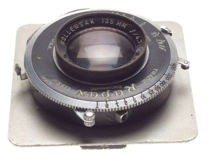 RAPTAR Wollensak 135 f/4.7 large format camera prime lens f=135mm Rapax shutter