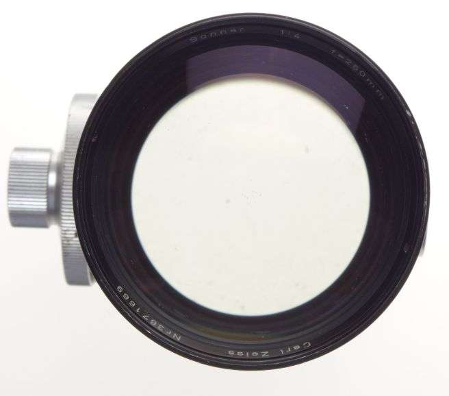 ZEISS CONTAREX Sonnar 4 f=250mm SLR camera prime lens good condition used 4/250