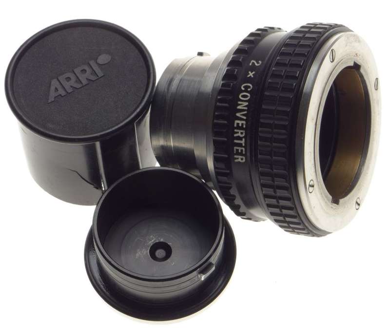 ARRI SR 2 x converter Lens adapter mount loucking type macro tele photo film 16