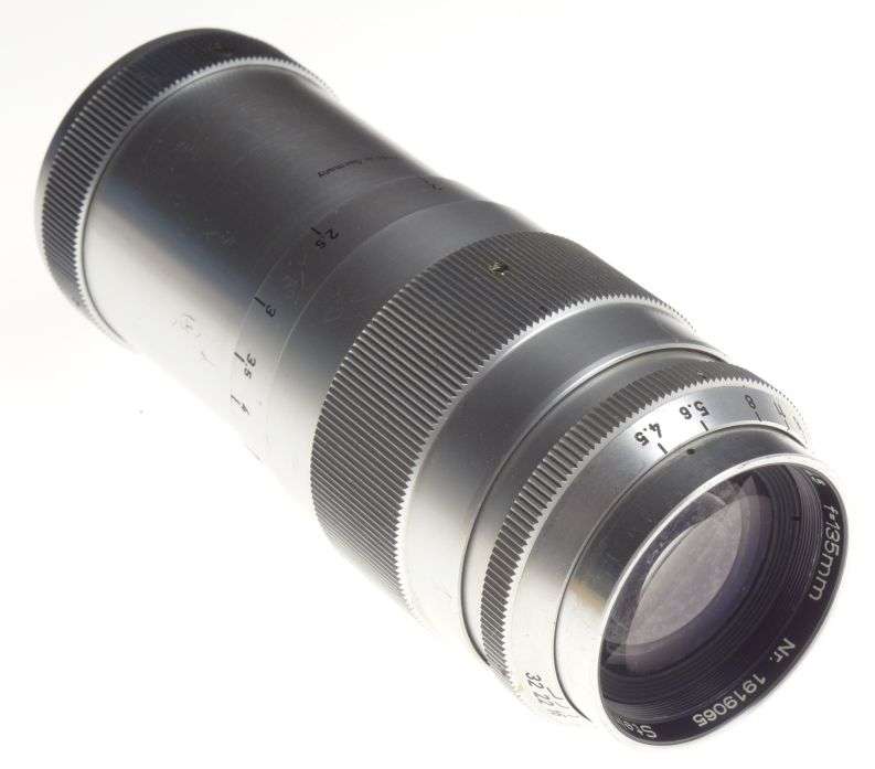 Steinheil CULMINAR 1:4.5/135mm lens Universal turret viewfinder hood M39 leica