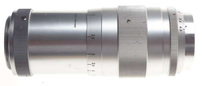Steinheil CULMINAR 1:4.5/135mm lens Universal turret viewfinder hood M39 leica