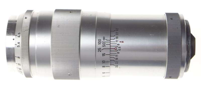 Steinheil CULMINAR 1:4.5/135mm lens Universal turret viewfinder hood M39 leica