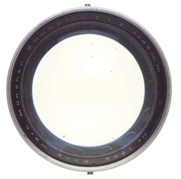 ENNASTON 1:1.5 f=85mm red C Exakta mount 1.5/85 fast glass very rare ENNA Werk