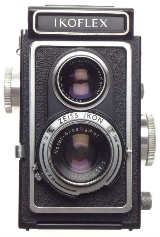 IKOFLEX TLR Novar-Anastigmat 1:3.5 f=75mm Zeiss Ikon medium format camera cased