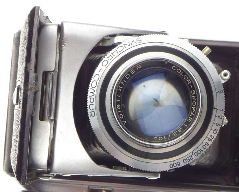 VOIGTLANDER BESSA II Camera Color-Skopar3.5/10.5cm Lens f=105mm Compur