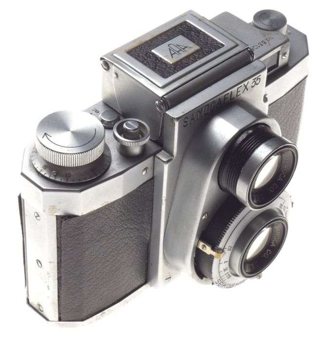 SAMOCAFLEX 35 TLR RANGFINDER RARE CAMERA EZUMAR 2.8/50mm LENS JUST SERVICED CLA