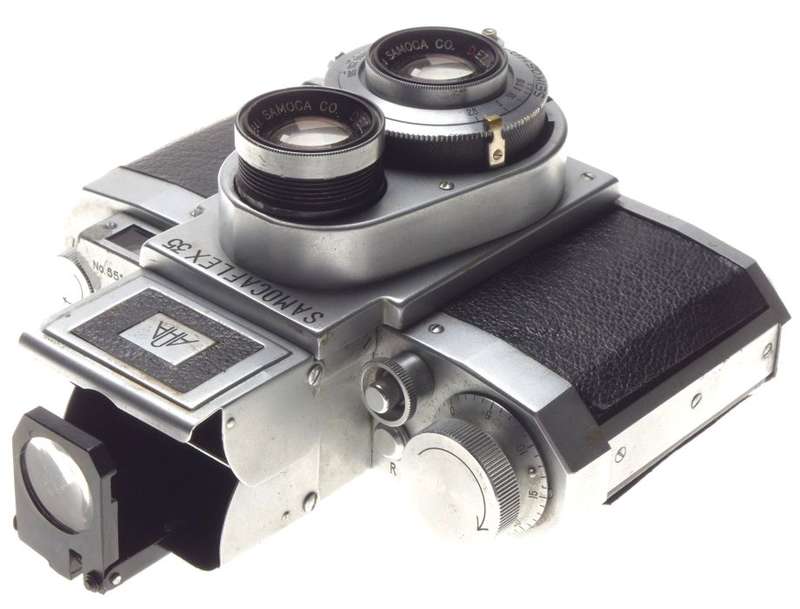 SAMOCAFLEX 35 TLR RANGFINDER RARE CAMERA EZUMAR 2.8/50mm LENS JUST SERVICED CLA