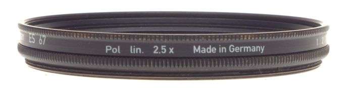 HELIOPLAN ES 67 Pol. lin 2.5x polarizing filter made in germany 67mm used clean