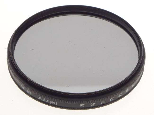 HELIOPLAN ES 67 Pol. lin 2.5x polarizing filter made in germany 67mm used clean