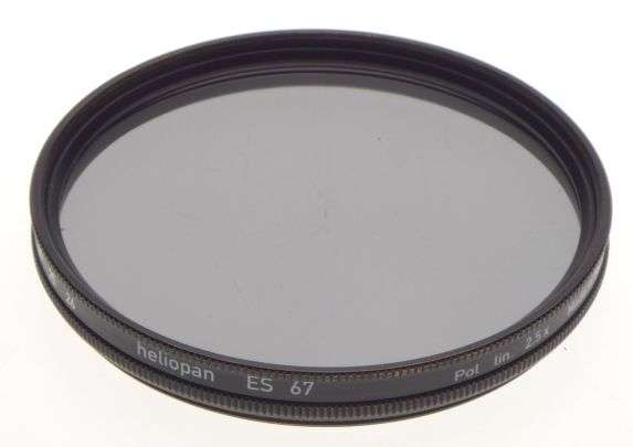 HELIOPLAN ES 67 Pol. lin 2.5x polarizing filter made in germany 67mm used clean
