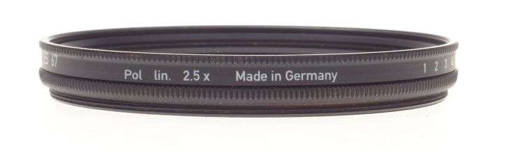 Carl Zeiss CONTAX front lens cap with HELIOPLAN 67 Pol. Lin. 2.5x lens filter