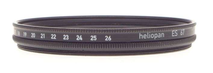 Carl Zeiss CONTAX front lens cap with HELIOPLAN 67 Pol. Lin. 2.5x lens filter