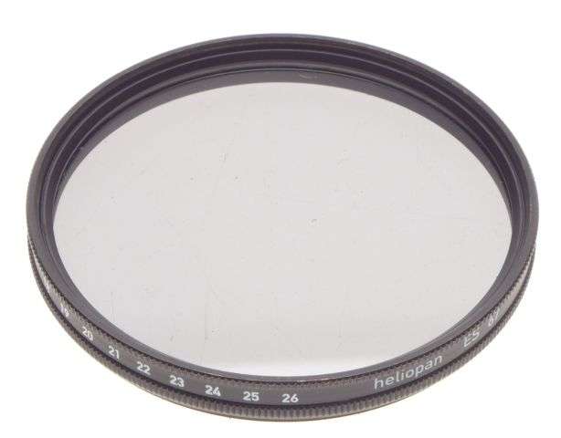 Carl Zeiss CONTAX front lens cap with HELIOPLAN 67 Pol. Lin. 2.5x lens filter